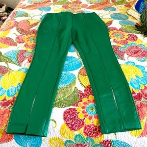 Faux leather stretch leggings